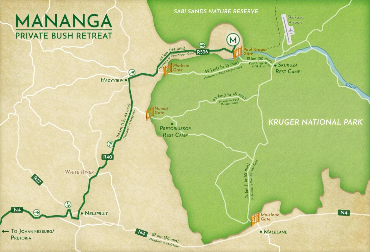 Mananga Bush Camp Otel Skukuza Dış mekan fotoğraf