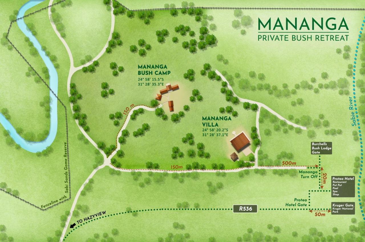 Mananga Bush Camp Otel Skukuza Dış mekan fotoğraf